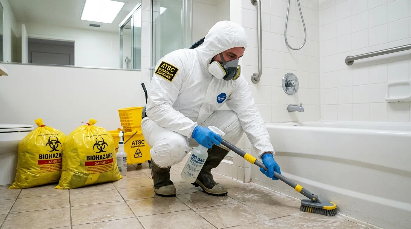 Decontamination equipment deployed for Blood Cleanup in Cedar Lake